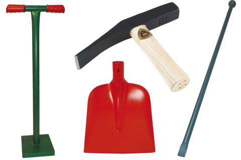 Straßenbau- und Pflastererwerkzeuge