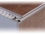 Voransicht von Florentiner Treppenstufenprofil | Aluminium eloxiert, matt, Höhe 11 mm, Länge 2,5 m, Bild 1