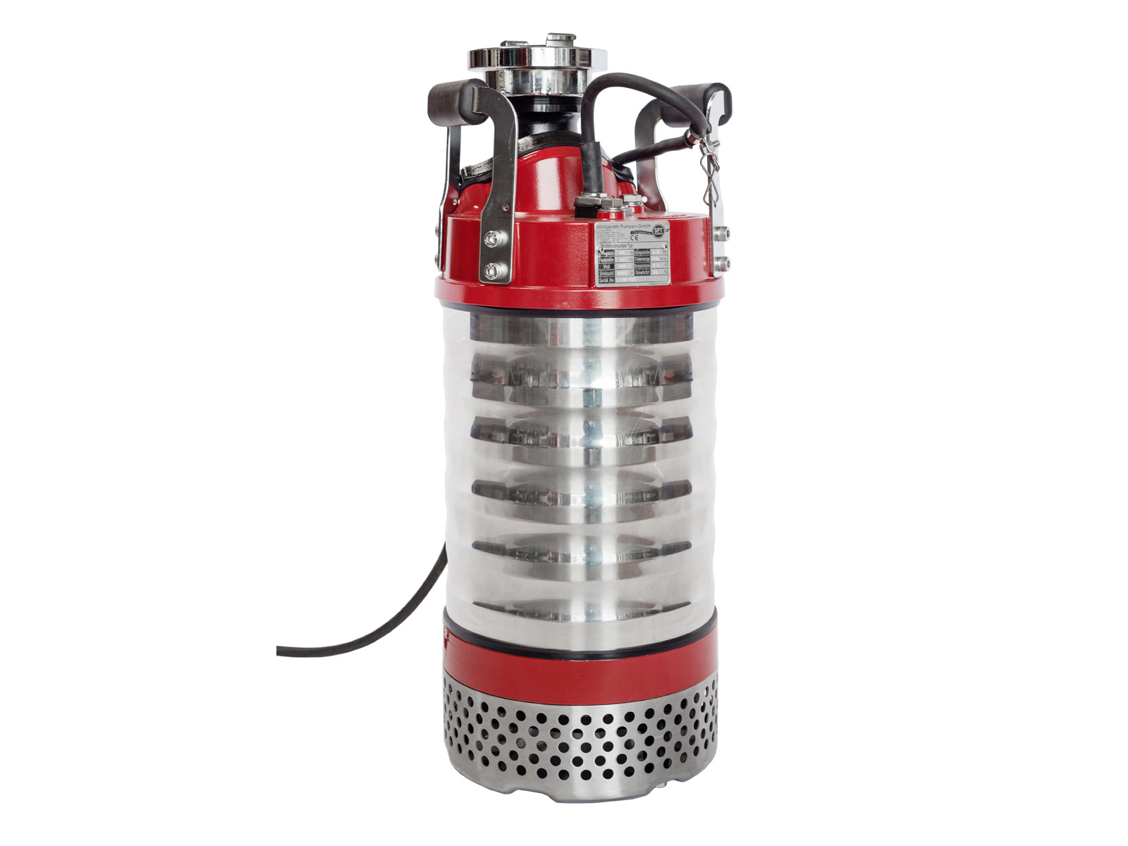 Schmutzwasser-Tauchmotorpumpe | 1.200 l/min, 33 m FH, 400 V, Storz B (SPT P 355 D) 