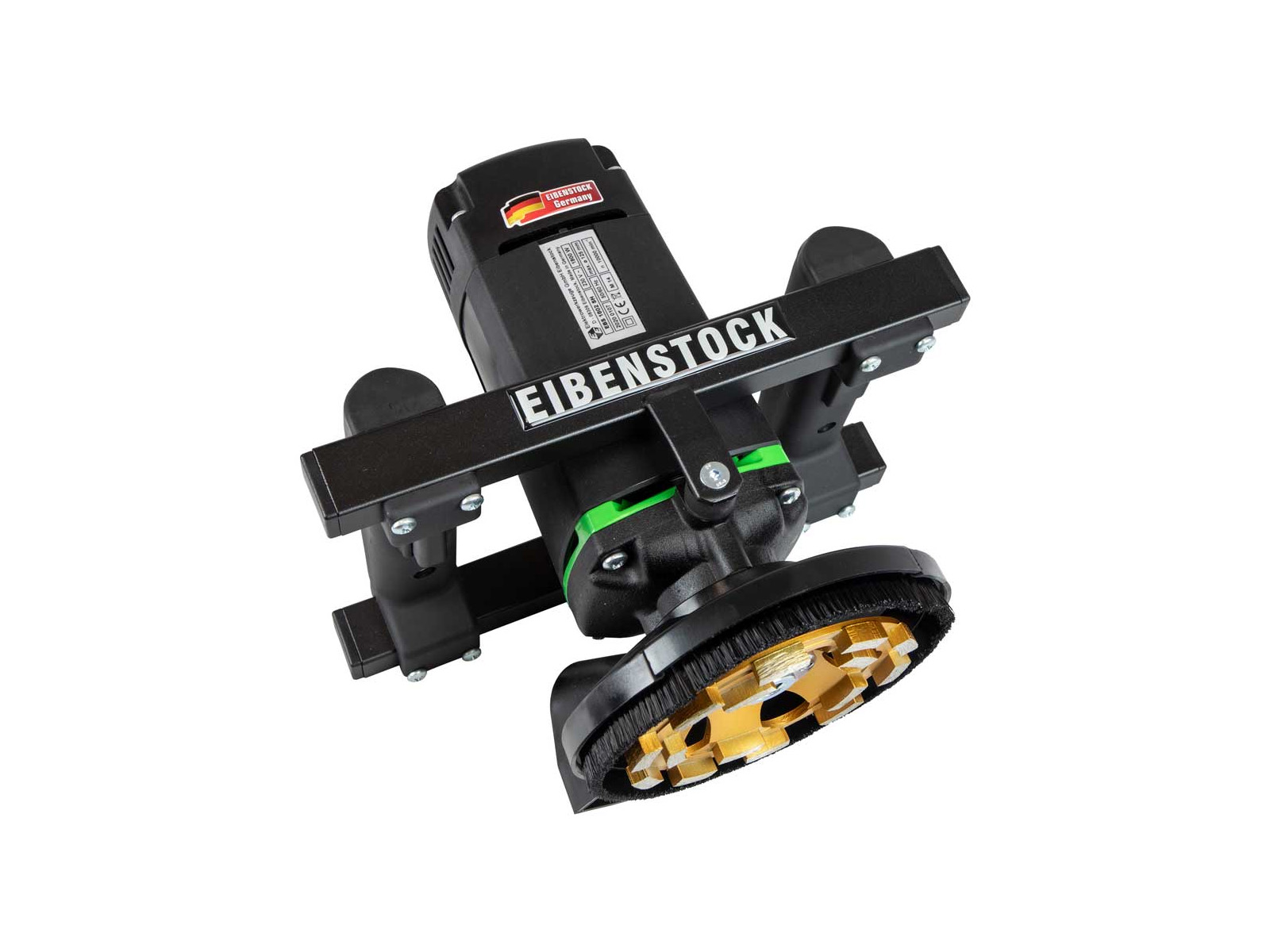 Betonschleifer | 1.800 W, Sanftanlauf, inkl. Diamant-Schleifteller  Ø 125 mm (Eibenstock EBS 1802) 