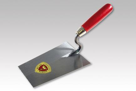 Tiroler Stukkateurkelle | gehärteter Stahl, Handwerkerqualität (Schwan) 