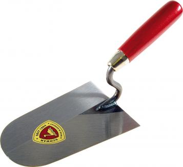 Tiroler Stukkateurkelle | rundes Modell, S-Hals, gehärtet, Handwerkerqualität (Schwan) 