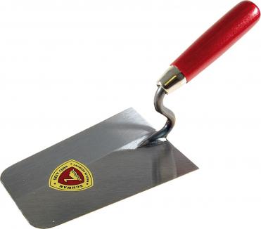 Tiroler Stukkateurkelle | abgerundete Kanten, S-Hals, Handwerkerqualität (Schwan) 