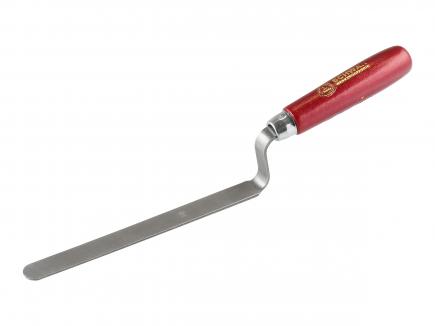 Hamburger Fugenkelle | flacher Hals, konisch geschliffen, 180 mm (Schwan) 16 mm | Stahl