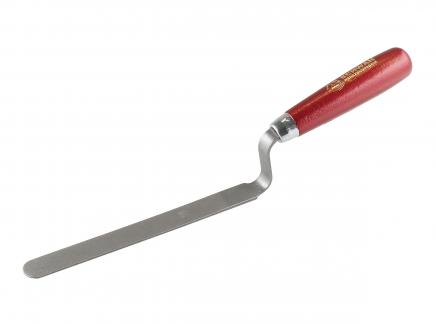 Hamburger Fugenkelle | flacher Hals, konisch geschliffen, 180 mm (Schwan) 18 mm | Stahl