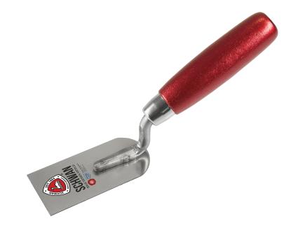 Stukkateur- / Gipserspachtel | G-Hals, gehärtet, Handwerkerqualität (Schwan) 40 mm | rostfrei | Holzheft