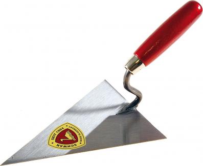 Holländische Pliessterkelle / französische Putzkelle | S-Hals, Handwerkerqualität (Schwan) 