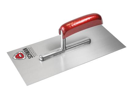 Glättekelle | 280 x 130 mm (Schwan "Standard") Stahl | Holzheft