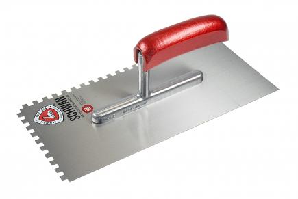 Zahnkelle / Zahnspachtel | 280 x 130 mm, Stärke 0,7 mm (Schwan "Standard") 