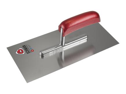 Glättekelle | 280 x 130 mm (Schwan "Standard") rostfrei | Holzheft