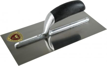 Glättekelle | extra solide Stütze, 280 x 130 mm, Blattstärke 0.7 mm (Schwan "Extra") rostfrei