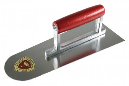 Bodenlegerkelle | rund zulaufend, 280 x 110 / 85 mm (Schwan) rostfrei, 0,7 mm