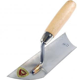 Profilkelle | Radius 50 mm, schräge Enden, rostfrei, Handwerkerqualität (Schwan) 