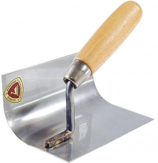 Hohlkehlenkelle | Eckradius 40 mm, 150 mm, rostfrei, Handwerkerqualität (Schwan) 