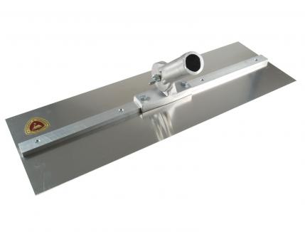 Aluminium-Deckenglätter | mit Blatt und Zahnkranz, 600 x 200 mm (Schwan) 