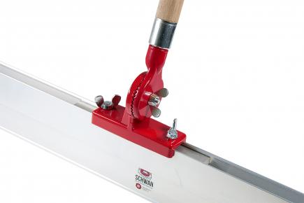 H-Kartätschenhalter mit Zahnkranz | inkl. Alu-Klemmleiste, M18 Gewinde (Schwan) 