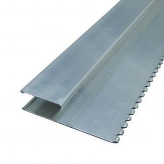 Alu-Kartätsche | HA-Profil, gezahnt, stabile Ausführung, Länge 120 cm (Schwan) 