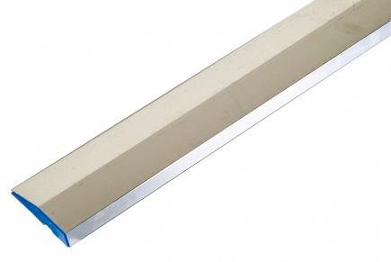 Alu-Kartätsche | Trapezform, robustes Alu-Hohlprofil, mit Verschlusskappen (Schwan) 1500 mm