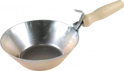 Gipserpfanne / Mörtelpfanne | verzinkt,  Ø 160 mm (Schwan) 
