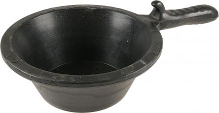 Gipserpfanne / Mörtelpfanne | Ø 180 mm, PVC, flacher Boden (Schwan) 