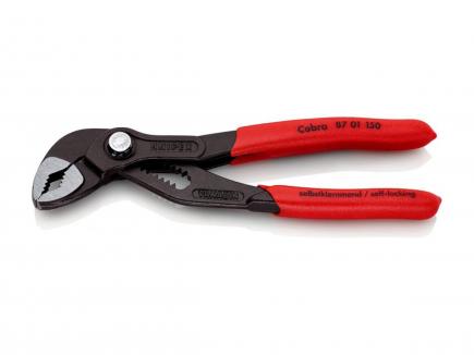 Hightech-Wasserpumpenzange / Rohrzange | CV-Elektrostahl, Griffe überzogen (Knipex Cobra) 250 mm