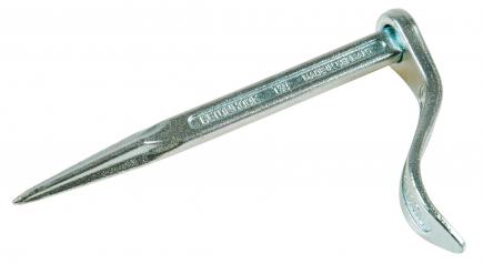 Betonputzhaken / Maurerhaken | geschmiedet, Spitze gehärtet, verzinkt (Bertool) 150 x 85 mm / rund