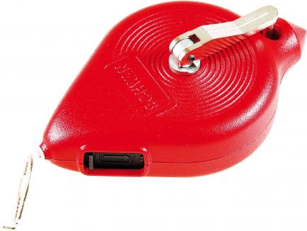 Profi Schlagschnurgerät | Metall, ohne Puder, 15 m Schnur (Schwan) 