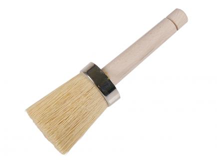 Profi Maurerpinsel / Rundquast Ø 55 mm, Fibre Naturborste, Borstenlänge ca. 80 mm (Schwan) 