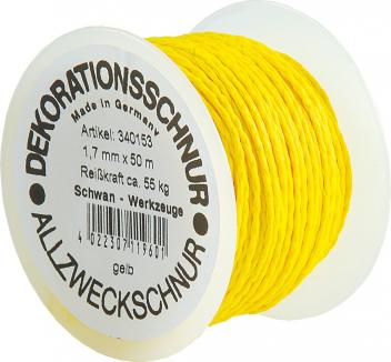 Maurerschnur | Polypropylen, gelb (Schwan) Ø 1,7 mm x 100 m