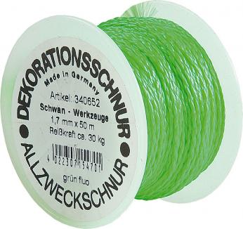 Maurerschnur | Polyethylen, grün, fluoreszierend (Schwan) 