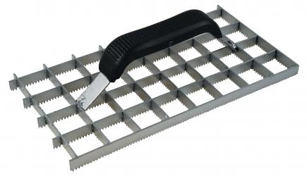 Gitterrabot | robuste Ausführung, 280 x 140 mm, gezahnt (Schwan) 