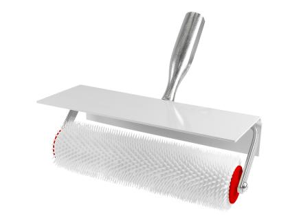 Stachel-Entlüftungsrolle / Stachelwalze | mit Spritzschutz (Schwan) 