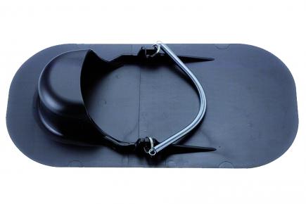 Estrichschuhe / Fliesenschuhe | aus ABS, glatte Unterseite, mit Stahlfeder (Schwan) 