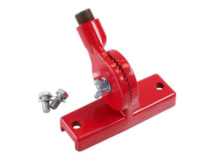 Bodenglätter-Halter mit Zahnkranz | M18 x 1,5 Außengewinde, inkl. 2 x Schrauben & Scheiben (Schwan) 