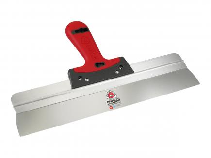Profi Fassadenspachtel | Blattstärke 0,4 mm, mit Aluhalter und Softgriff (Schwan) 