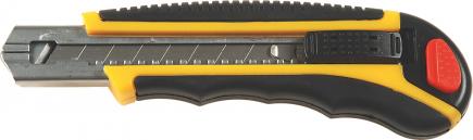 Abbrechmesser | 18 mm Klingenbreite, Softgriff, mit 6 Klingen 