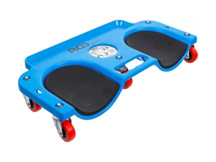 Kniebrett mit 5 Lenkrollen | max. 100 kg, gepolsterte Mulden, inkl. Ablage & Griff (BGS) 