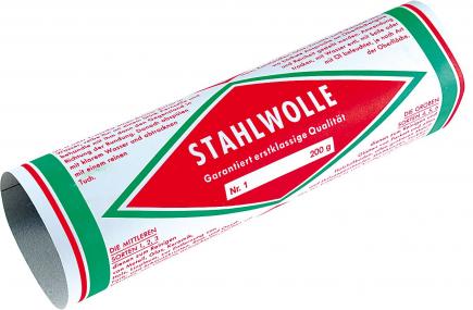 Stahlwolle | 200 g, sortenrein, 1a-Gütestahl Nr. 0 / fein