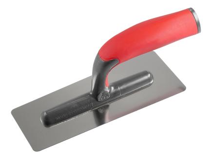 Venezianische Putzkelle | 200x80/70 mm, rostfrei, abgerundete Ecken (Schwan) 