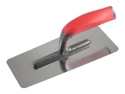 Venezianische Putzkelle | 240x110/90 mm, rostfrei, abgerundete Ecken (Schwan) 