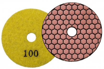 Diamant-Schleifteller | Ø 100 mm, mit Klettbelag, Trockenanwendung (Schwan) 