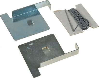 Fliesenlegerecken | 2 Stück, mit Überhaken und Gummischnur (Schwan) 