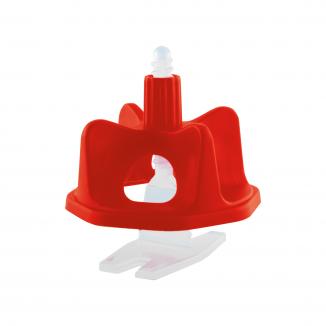 Nivellier-Schraubsystem Starter Set | Fliesenstärke 3 - 17 mm, 100 x Laschen plus 100 x Zughauben (Level-Fix Screw) 2,0 mm