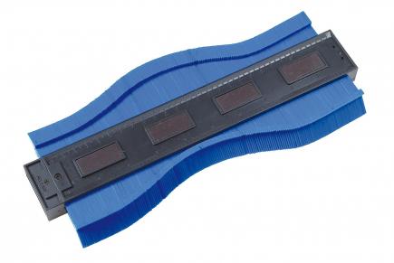 Konturenlehre | Länge 250 mm, Messtiefe 30 mm, mit Haltemagnet 