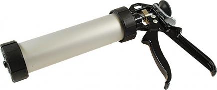 Zylinder-Kartuschenpresse | 310 ml, Abzugsverhältnis 12:1, inkl. Düse (Schwan) 