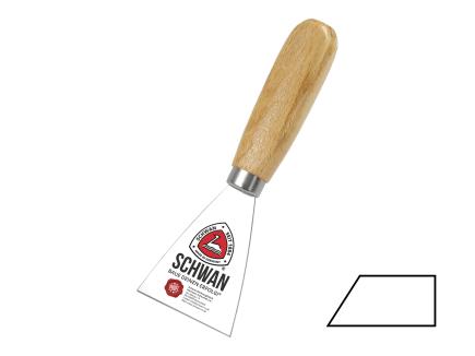 Entrostungsspachtel | kurze Ausführung, stabiles Blatt mit Wate (Schwan) 60 mm