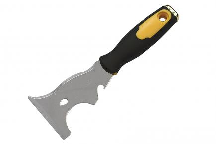 Multifunktionsschaber / Universalschaber | Klingenbreite 75 mm, Edelstahlblatt, Schlagkappe 