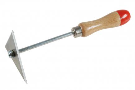 Farbschaber / Farbkratzer | gehärtete Dreikantklinge, auswechselbar (Schwan) 60 mm