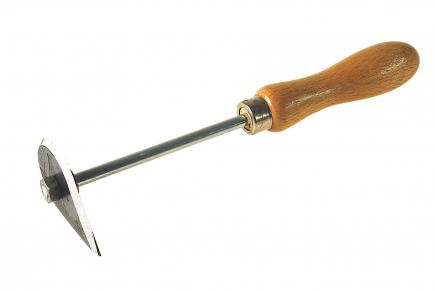 Farbkratzer / Profilschaber | Tropfenform, gehärtete Klinge (Schwan) 