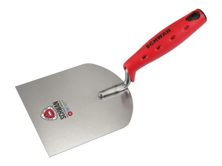 Stukkateur- / Gipserspachtel | G-Hals, gehärtet, Handwerkerqualität (Schwan) 120 mm | rostfrei | Softheft